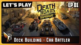 Death Roads: Tournament | EP01 | Game Play | Let's Play - Deck-Building Car Battler Roguelite! screenshot 2