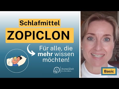 Zopiclon Zolpidem Basic 💊  Schlafmittel | Wirkung - Einnahme - Nebenwirkung - Wechselwirkung.