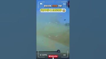 Driver EJECTED in Brutal End to Police Chase! 😳SUV FLIPS at 100MPH — #shorts  #police #crime