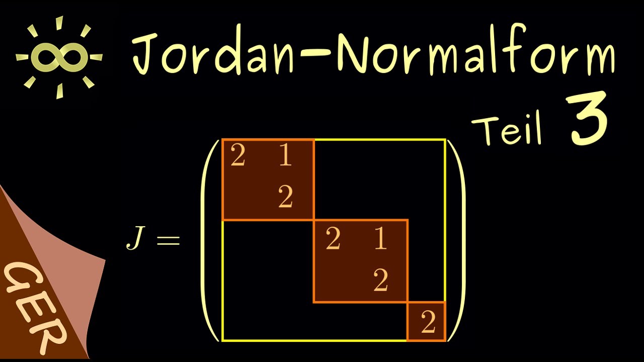 Jordan-Normalform - Teil 3 - Ein weiteres Beispiel [dark version] - YouTube