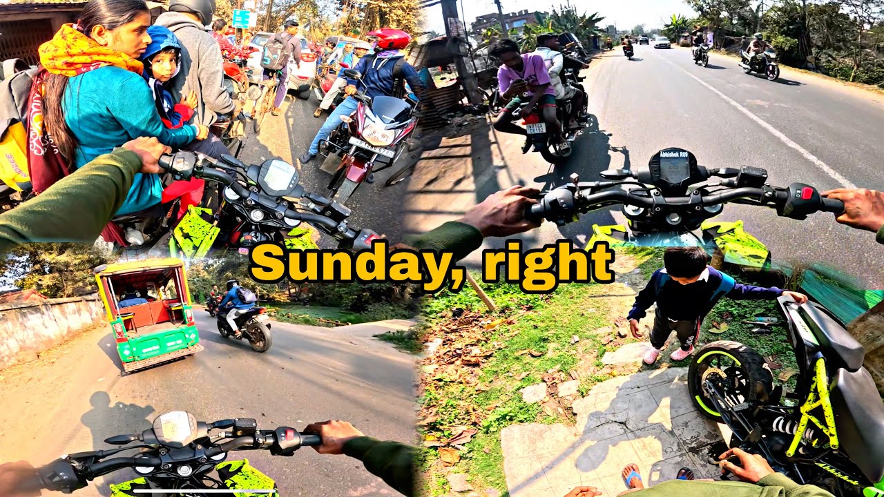 Sunday Traffic + Random Moments on the Road! 🏍️