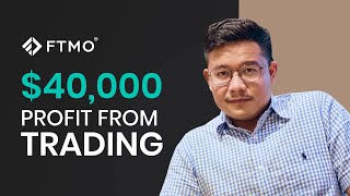 FTMO Trader who made $40,000 trading shares his Supply and Demand strategy | FTMO