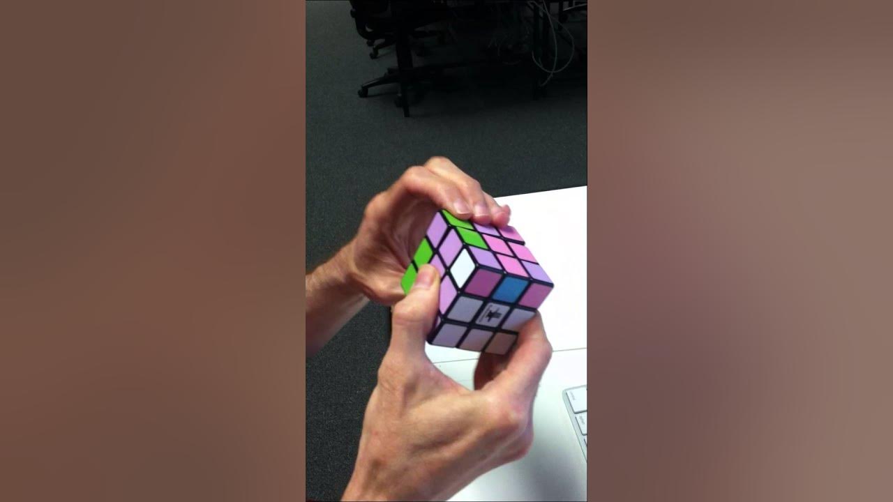 Me solving my pastel colors Rubik's Cube YouTube