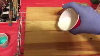 String art on wood ( feather)