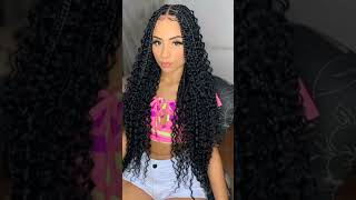 Ideias De Tranças Com Cachos Box