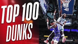 Top 100 AT\&T Dunks of 2023-24 Regular Season! #BESTofNBA