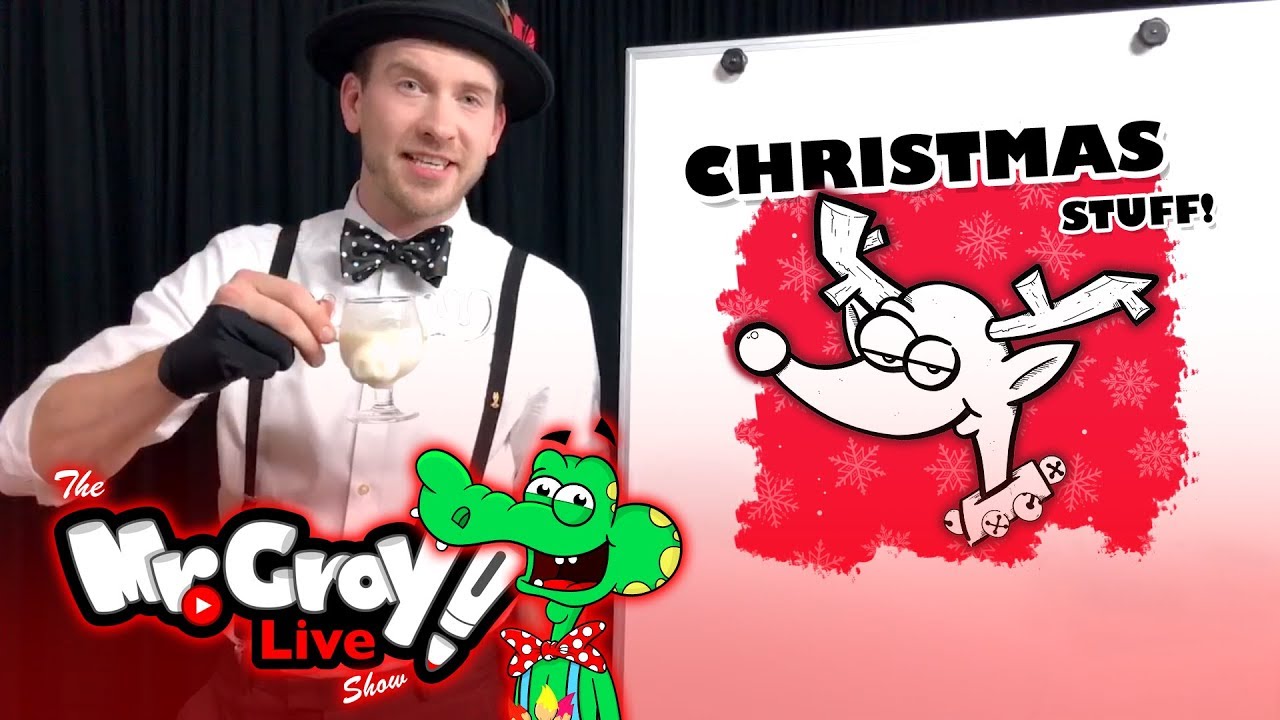 Christmas Drawing Special! | The Mr. Gray Live Show! (ep ...