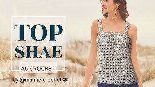 : Comment faire UN TOP 100% DEBUTANTE SHAE AU  CROCHET TUTO pas a pas  #mamiecrochet