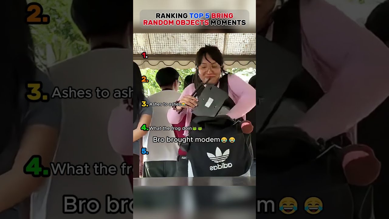 Ranking Top 5 Bring Random Objects Moments Rank Funny