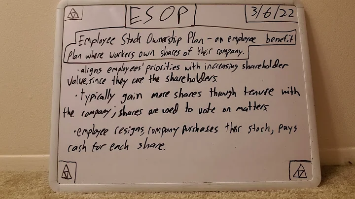 Employee Stock Ownership Plan; ESOP