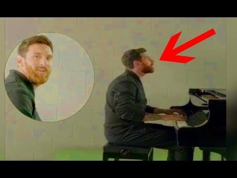 Hidden Talents Of Famous Football Players Lionel Messi Playing On Piano Youtube