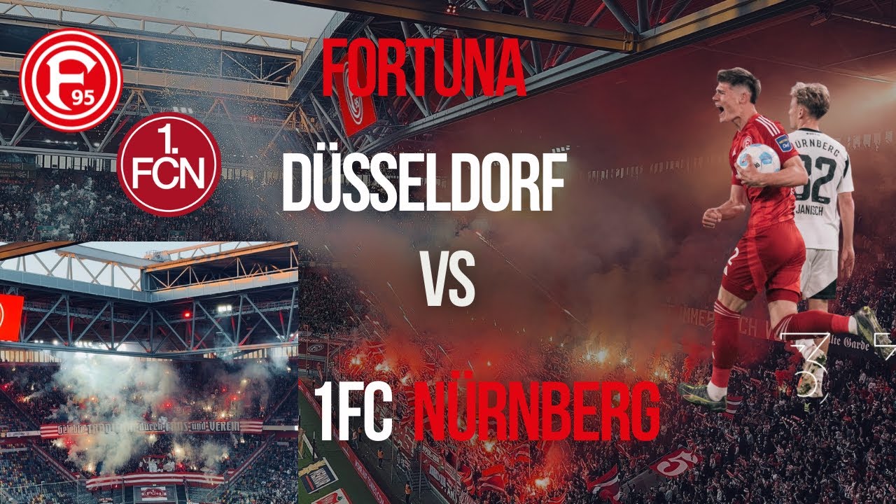 3 Tore Aufholjagd & Riesen Pyroshow 🔥 Fortuna Düsseldorf vs 1 FC Nürnberg | 2 Bundesliga Stadionvlog