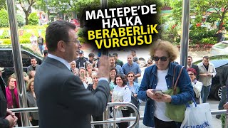 Ekrem İmamoğlu'ndan, Maltepe'nin kadın Başkanı Esin Köymen'e tebrik ziyareti