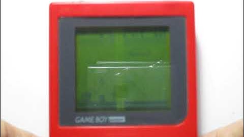 MVI 5332 GAMEBOY POCKET RED NO DISPLAY