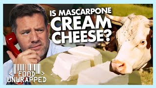 What's the Difference Between Pricey Mascarpone and Cream Cheese? | Food Unwrapped screenshot 5