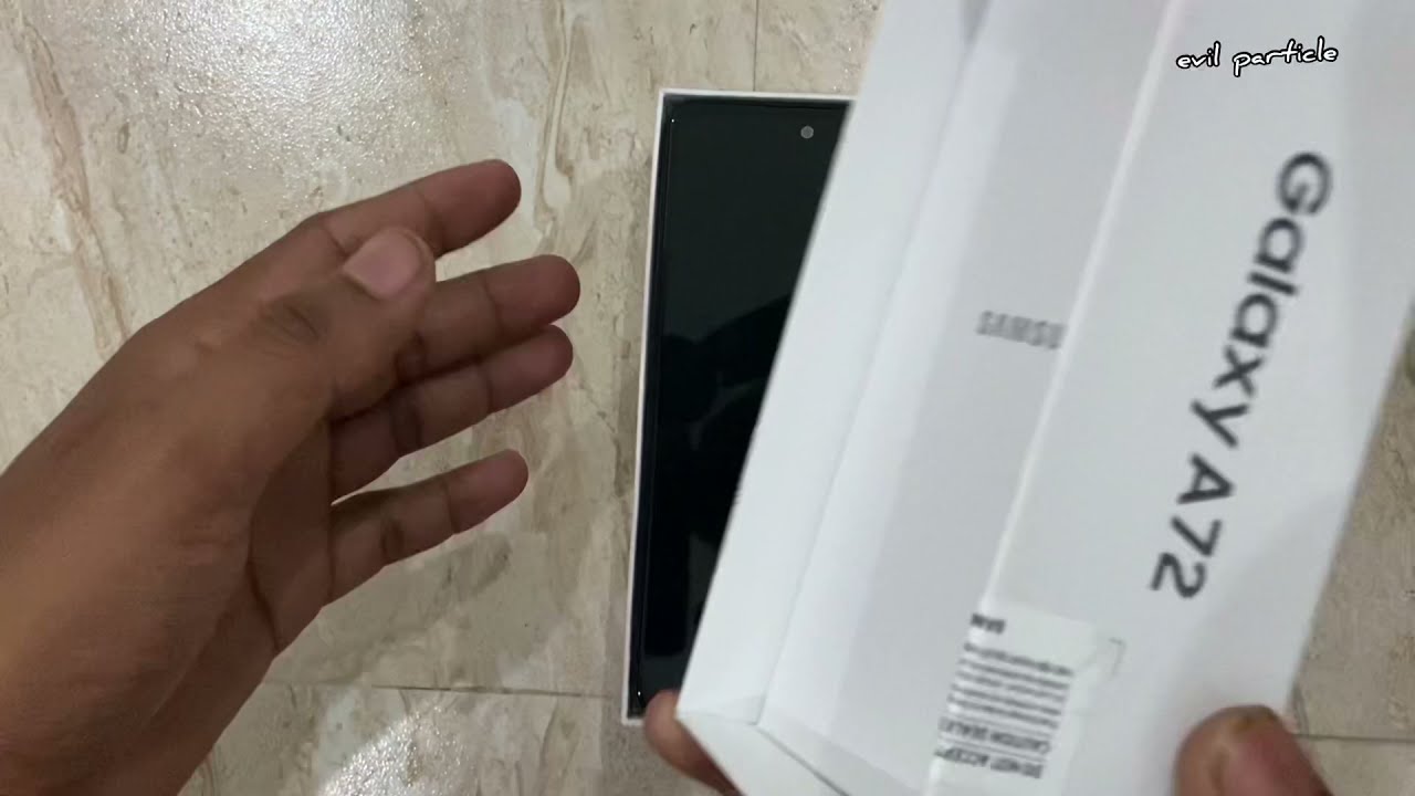 Unboxing the new Samsung Galaxy A72 | Awesome black | 5g | - YouTube