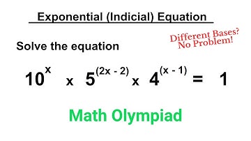 Math Olympiad Challenge | Solving a Tricky Exponential Equation Step-by-Step