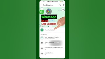 Send Location on WhatsApp! How To Send Your Location On Whatsapp #shorts #shortvideo