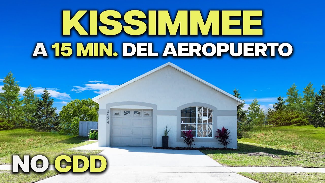 🏠 Casa CERCA A ORLANDO con PRECIO INCREÍBLE y Acabados HERMOSOS 😍