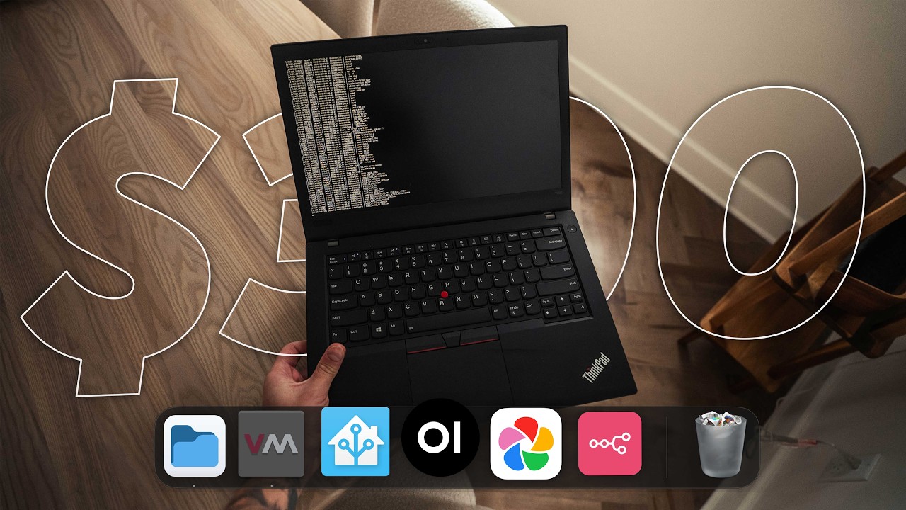 Turning a $300 ThinkPad Into a Home Server