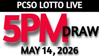 Lotto Result Today 5:00 PM Draw May 14, 2026 Wednesday PCSO LIVE Result