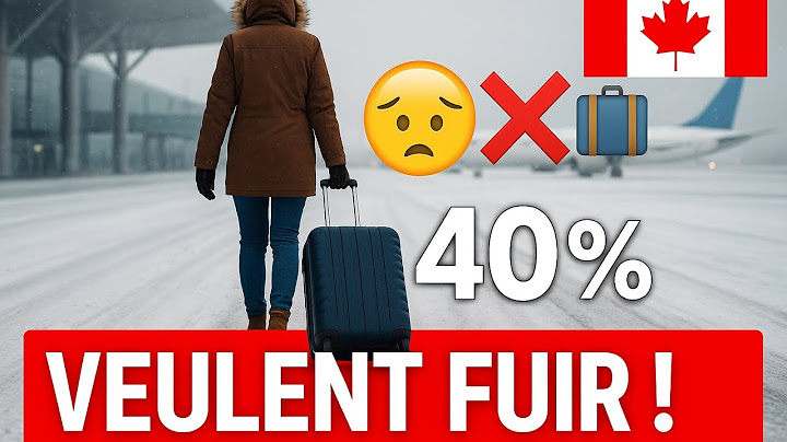40 % des immigrants nouvellement arrivés au Canada veulent rentrer POURQUOI??