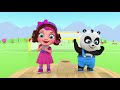 Pinky and Panda Fun Play in Playground