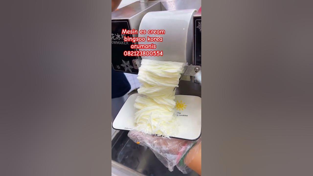 mesin es cream bingsoo korea arumanis snow maker ice 082123800554