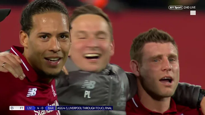 Anfield erupts! Amazing scenes as Liverpool reach ...