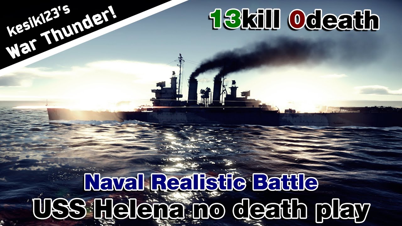 War Thunder Naval Battle Brooklyn Class Uss Helena Cl 50 Youtube