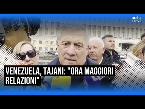 Video Venezuela, Tajani: Innalzare relazioni con Caracas con presenza ambasciatore