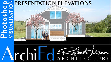 Presentation Elevations - Photoshop Rendering part 1