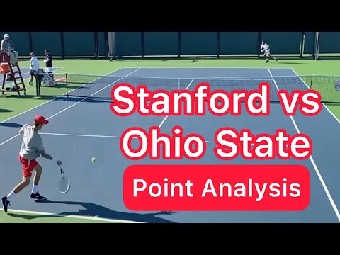 Stanford vs Ohio State Singles Point Analysis (Tennis Technique, Strategy, and Footwork Explained)