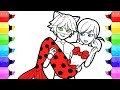 Miraculous Ladybug Coloring Pages Mermaid | How to Draw and Color Ladybug Sereia Mermaid Cat Noir