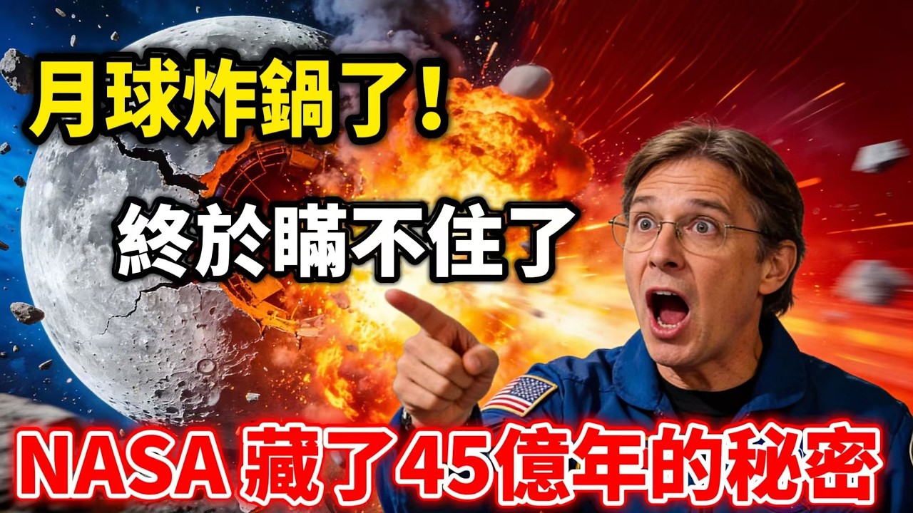 月球炸鍋了！NASA 藏了 45 億年的秘密，終於兜不住了