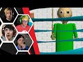 Let's Players Reaction To Trying To Hide From Baldi In A Locker | Baldi's Basics