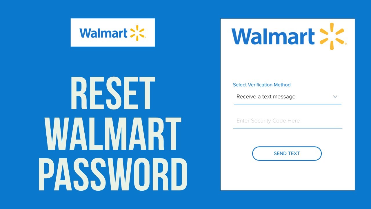 how to reset your walmart password