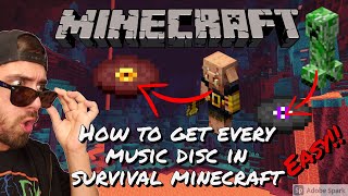 How to get every Music Disc in Minecraft 1.19  How to find Pigstep Disc in Survival (Bedrock/Java)