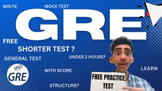 Free Shorter GRE General Practice Test ! | Shorter GRE | Complete Test Under 2 Hours | తెలుగు