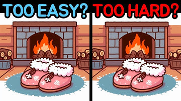 Spot The Difference : HARDER THAN YOU THINK! TOO EASY? TOO HARD? [ Find The Difference ]