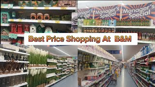 Come Shop With Me ! Huge B&M Shopping Ideas! Best Price Cleaning and Home Decor, Budget Shopping