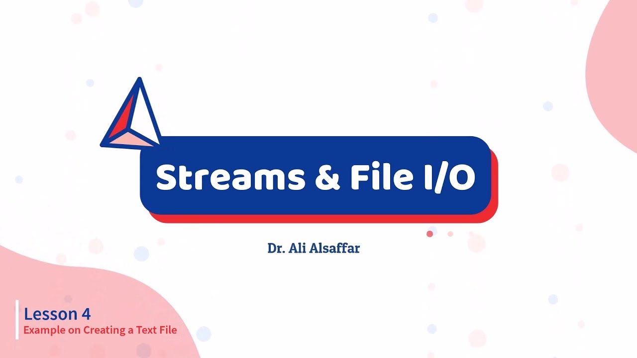 Lecture 63 - Chapter 10 - Creating a Text File Example - Files ...