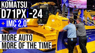 Komatsu unveils D71PXi24 dozer: iMC 2.0 grade control Can Be Used 100% Of The Time
