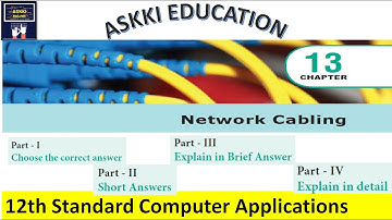 💥 12th Computer Applications Chapter 13 - Book back Questions & answers English Medium
