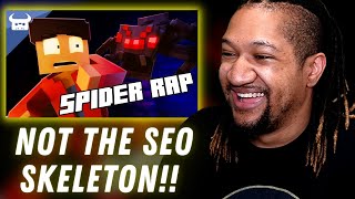 Reaction to MINECRAFT SPIDER RAP | \