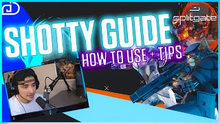 HOW TO USE SHOTTY - SHOTTY SNIPERS TIPS & TRICKS GUIDE (Splitgate Tutorial How To Play)