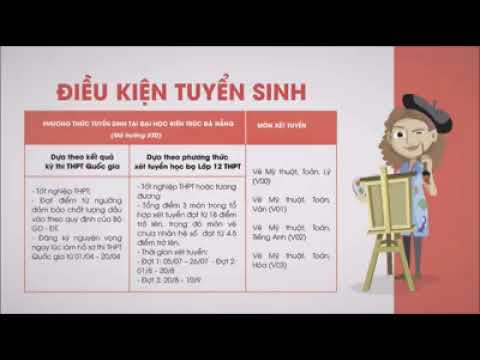DAU - Tuyển sinh Đại học Ngành Kiến Trúc năm 2017 - youtube