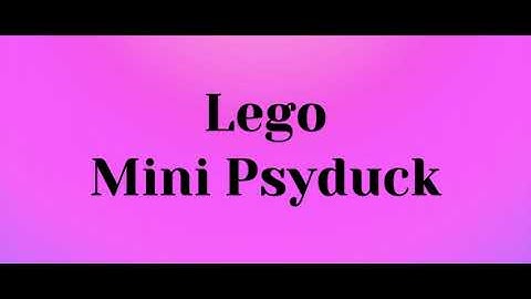Lego Mini Psyduck