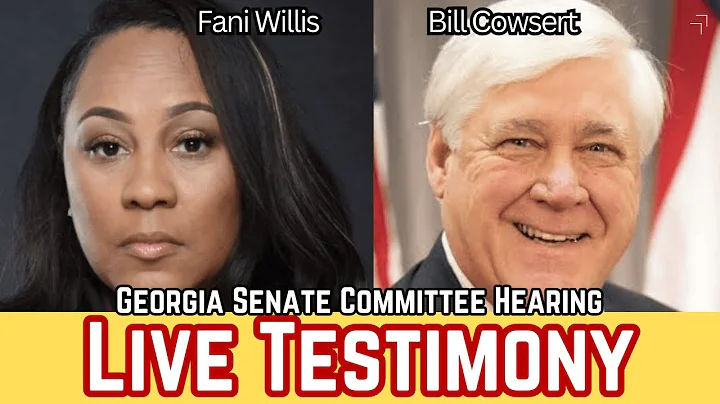 Live Hearing: Fani Willis Testifies before Georgia Senate Committee