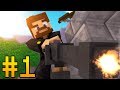 ОБОРОНЯЮСЬ ОТ НАСТУПАЮЩИХ МОБОВ - Minecraft Tower Defence #1